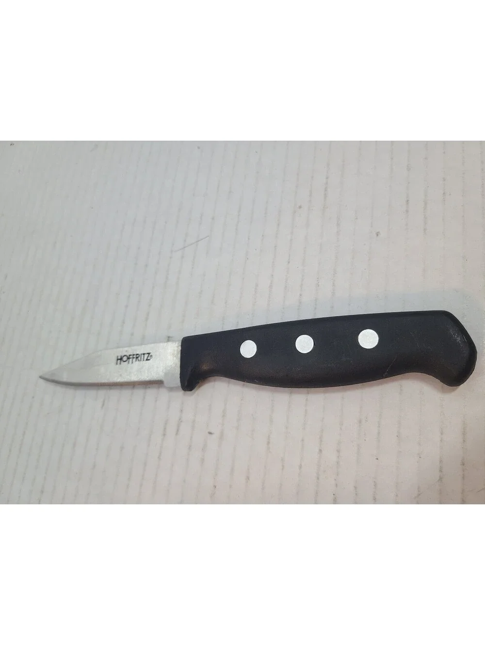 Hoffritz Stainless Steel Paring Knife With Riveted Handle 7
